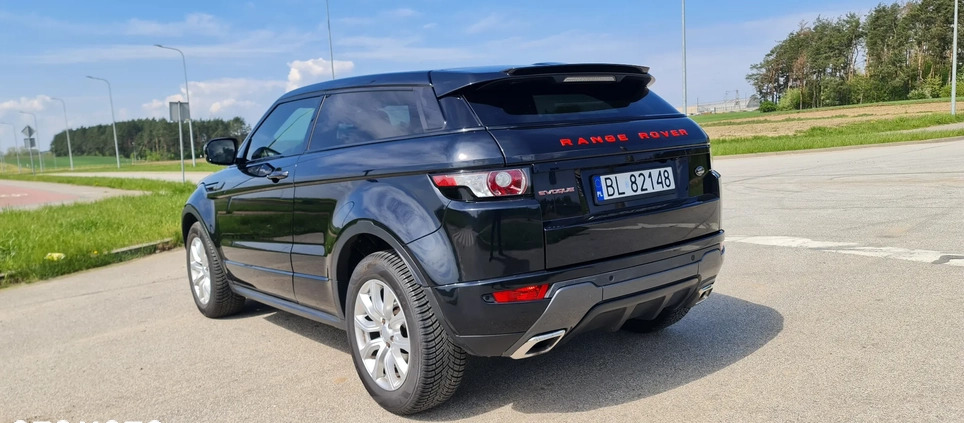 Land Rover Range Rover Evoque cena 82500 przebieg: 76000, rok produkcji 2011 z Łomża małe 704